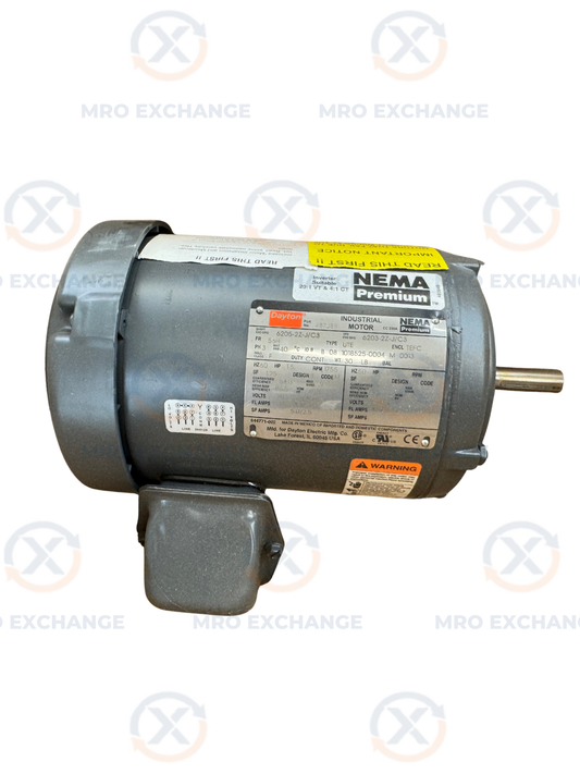 Dayton AC Motor 48ZJ88 - 2 HP 1800 RPM