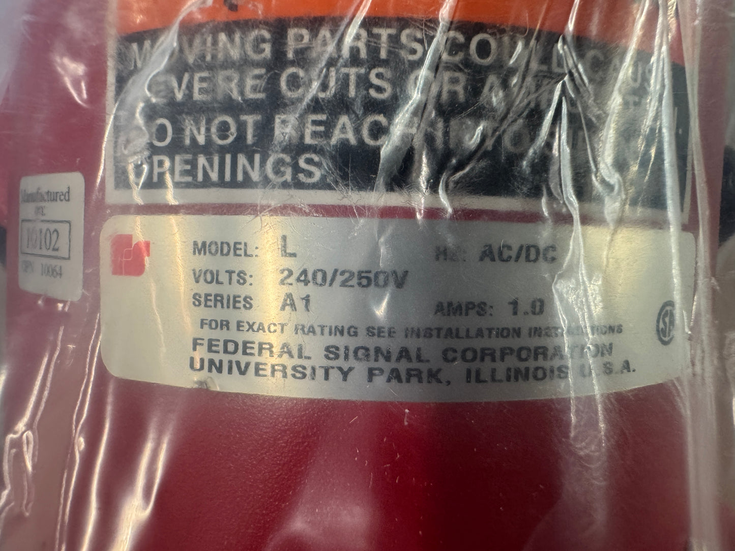 Federal Signal Corporation Universal Siren L-240