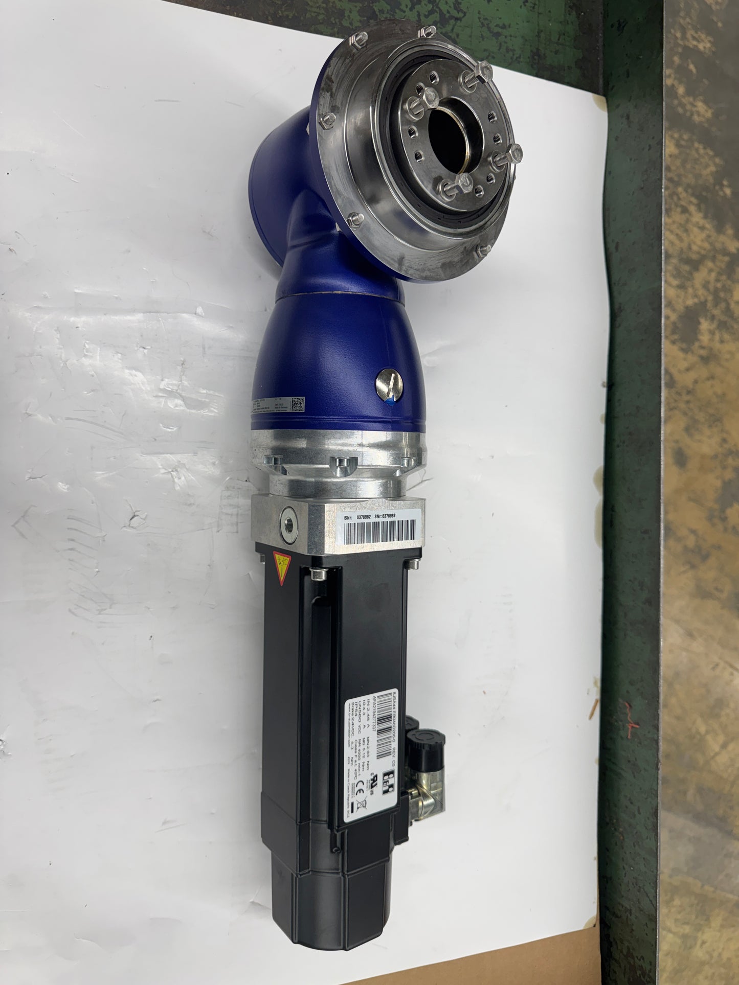 Wittenstein Alpha Hypoid Right-Angle Servo Gearbox Actuator Motor Assembly TK+ 0255S-MF2-20-5E1-1S10 Motor 8JSA44.EB040D200-0