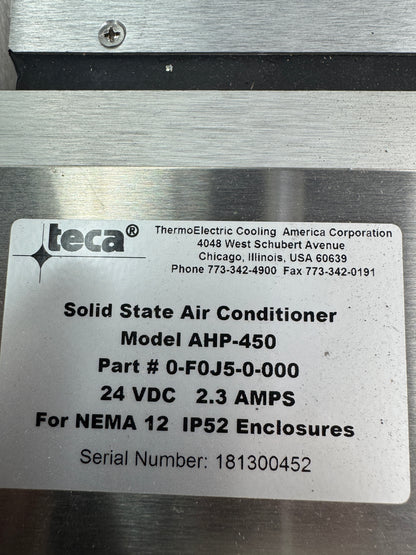 TECA AHP-450 / 0-F0J5-0-000 Solid State Air Conditioner 24 VDC Untested Surplus