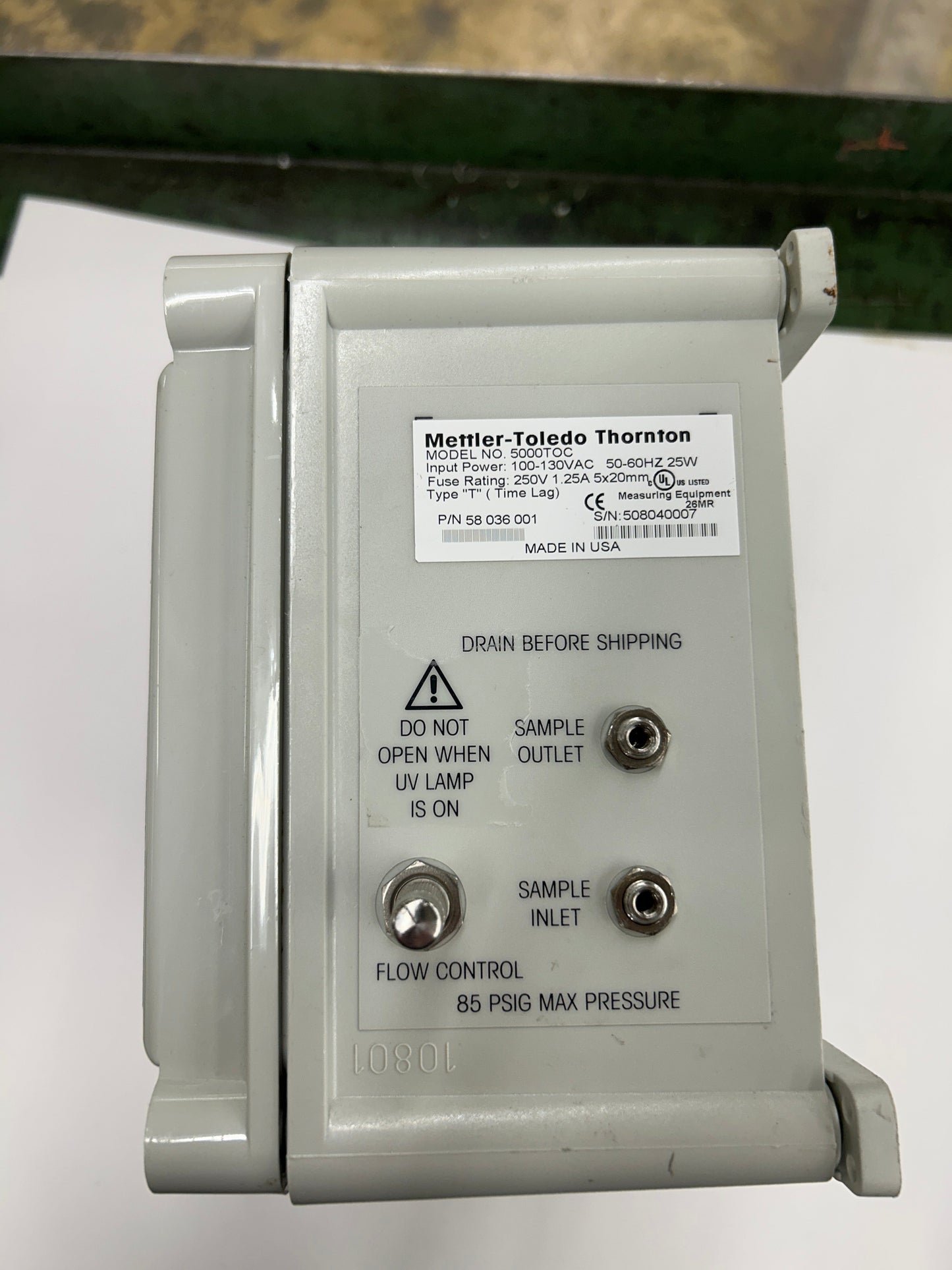 Mettler-Toledo Thornton TOC Analyzer 5000TOC / P/N 58 036 001 m01142