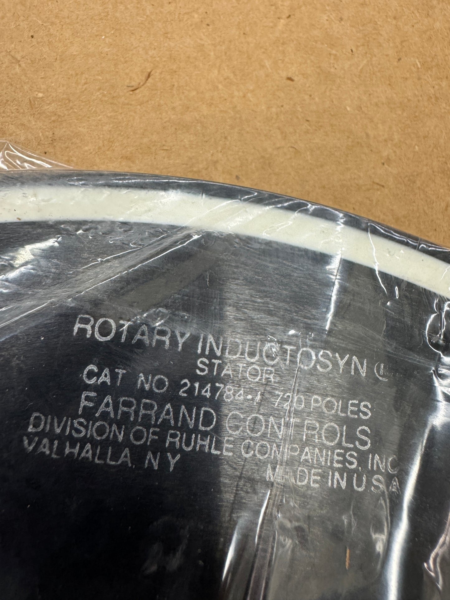 Farrand Controls 214784-1 Rotary Inductosyn Stator 720 Poles