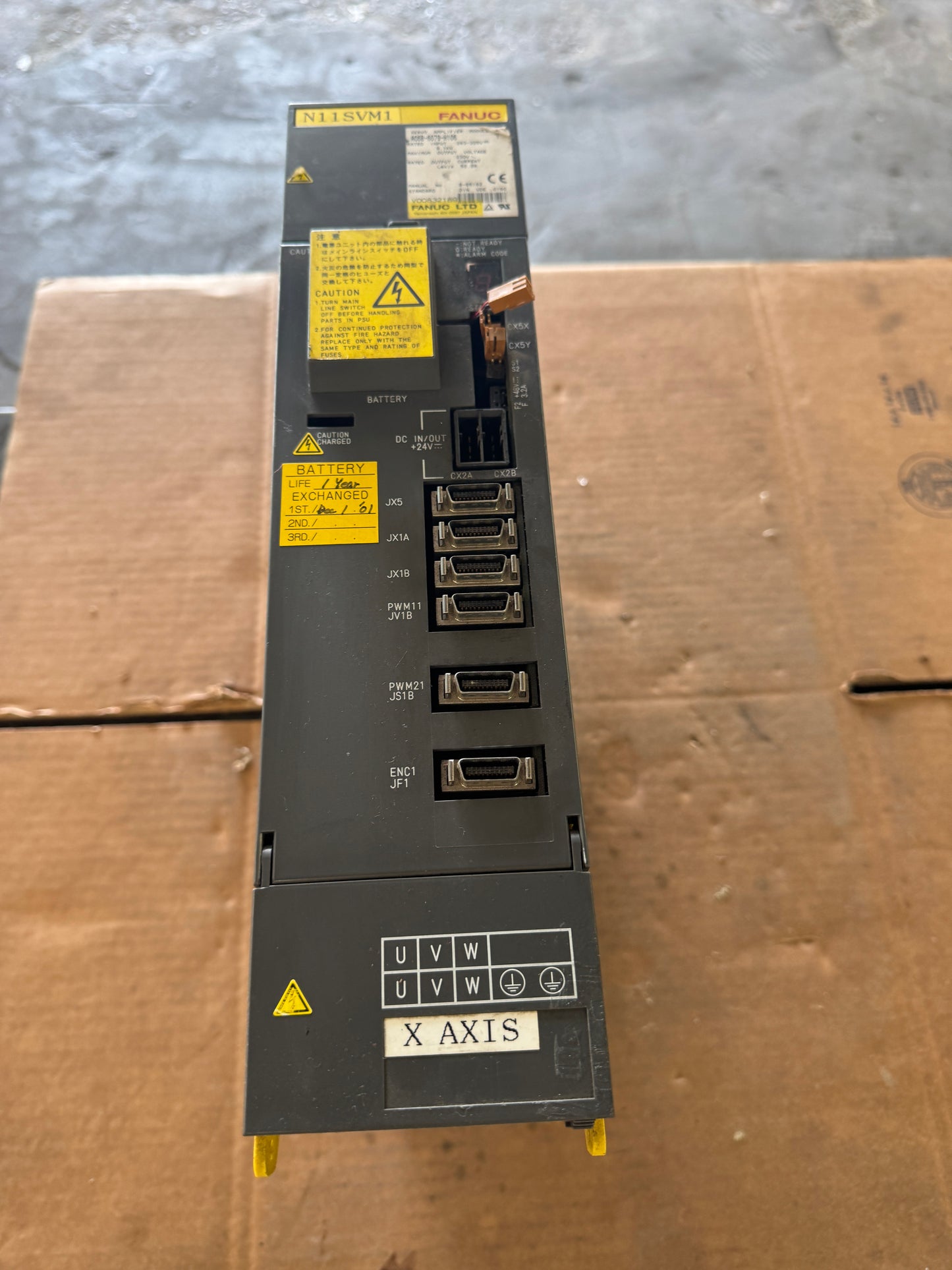 Fanuc A06B-6079-H106 Servo Amplifier Module Untested Surplus 01470