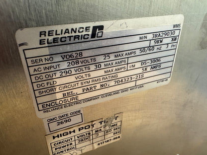Reliance Electric 3RA29030 Servo Drive Untested Surplus