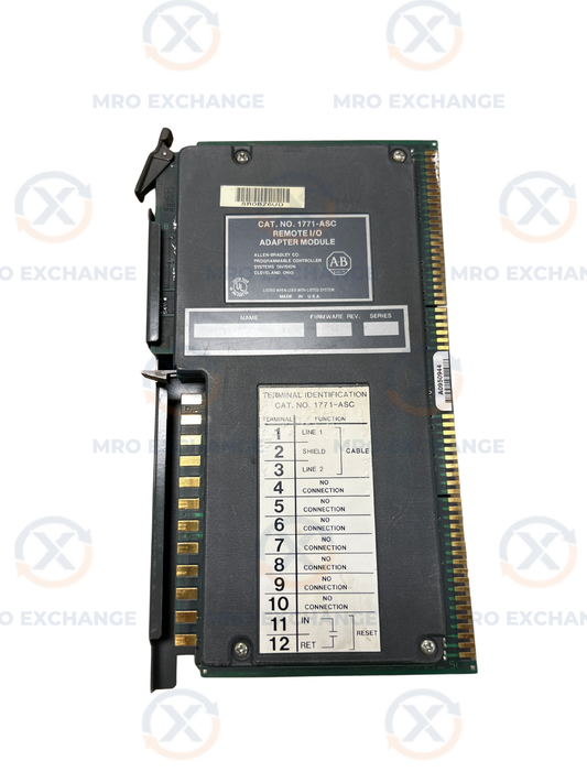 Allen-Bradley Remote I/O Adapter Module 1771-ASC 5V DC