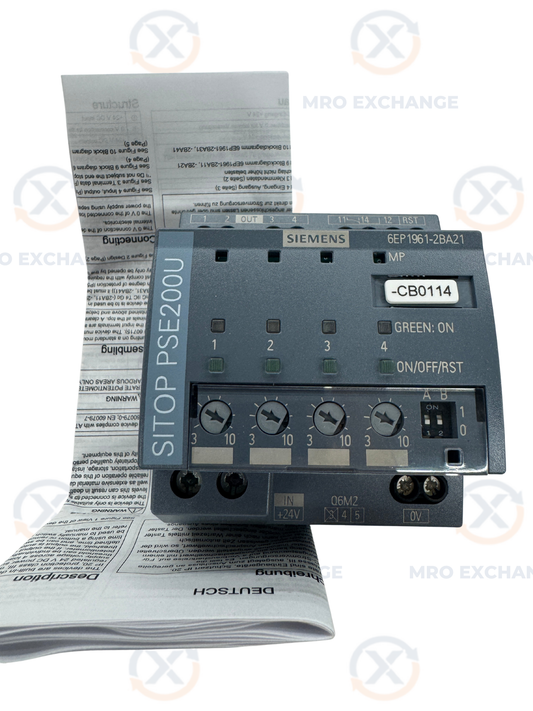 Siemens Selectivity Module 6EP1961-2BA21 DC 24V