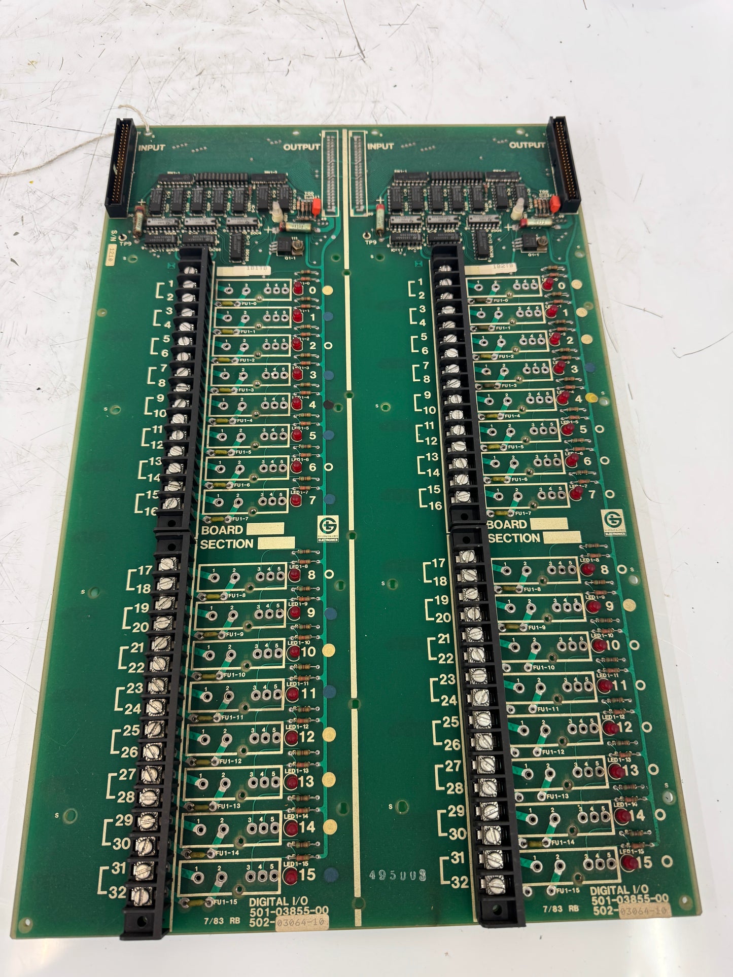 Giddings and Lewis Electronics I/O PCB Board Assembly 501-03855-00
