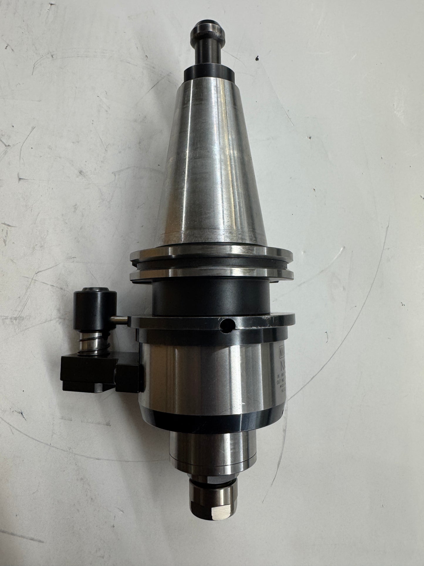 Nikken HiSpinner Spindle Speeder CAT50U-NX5-151 | CAT50 | SK10 Collet, 1.75 to 10 mm Tool Capacity, 5:1 Gear Ratio, 20,000 RPM Max Output | Orientation: Axial 01191