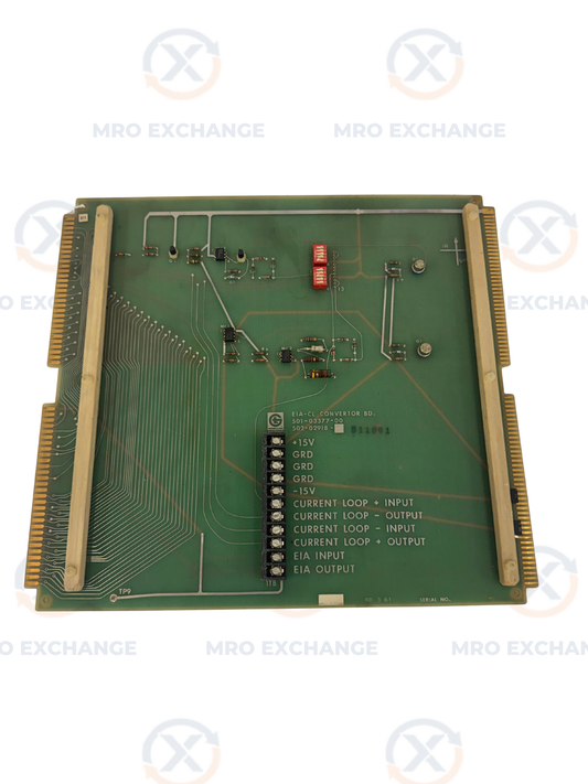 Giddings and Lewis EIA-CL Convertor Circuit Board 501-03377-00 / 502-02918-00