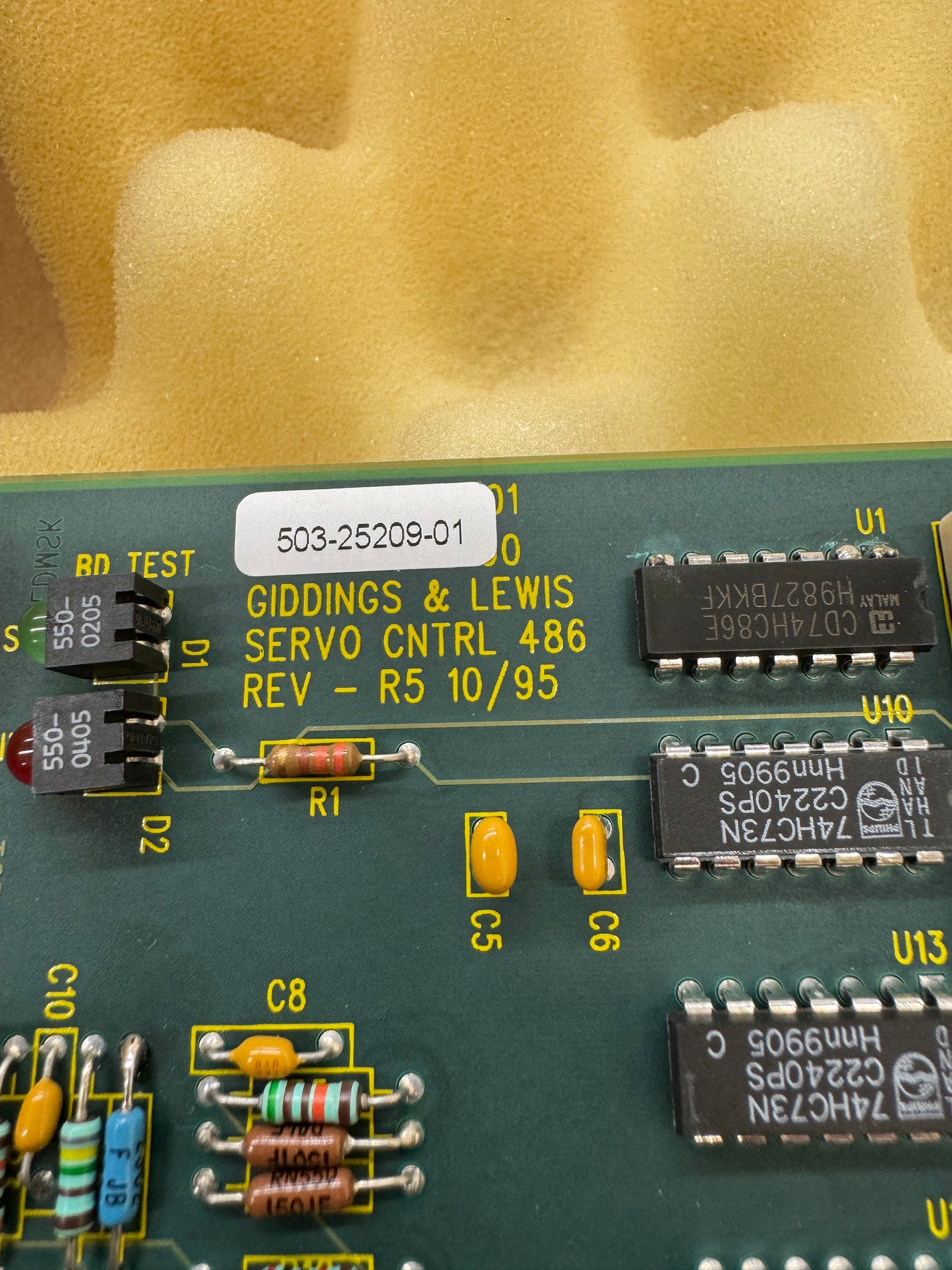 Giddings & Lewis Circuit Board 503-25209-01 486 8000H