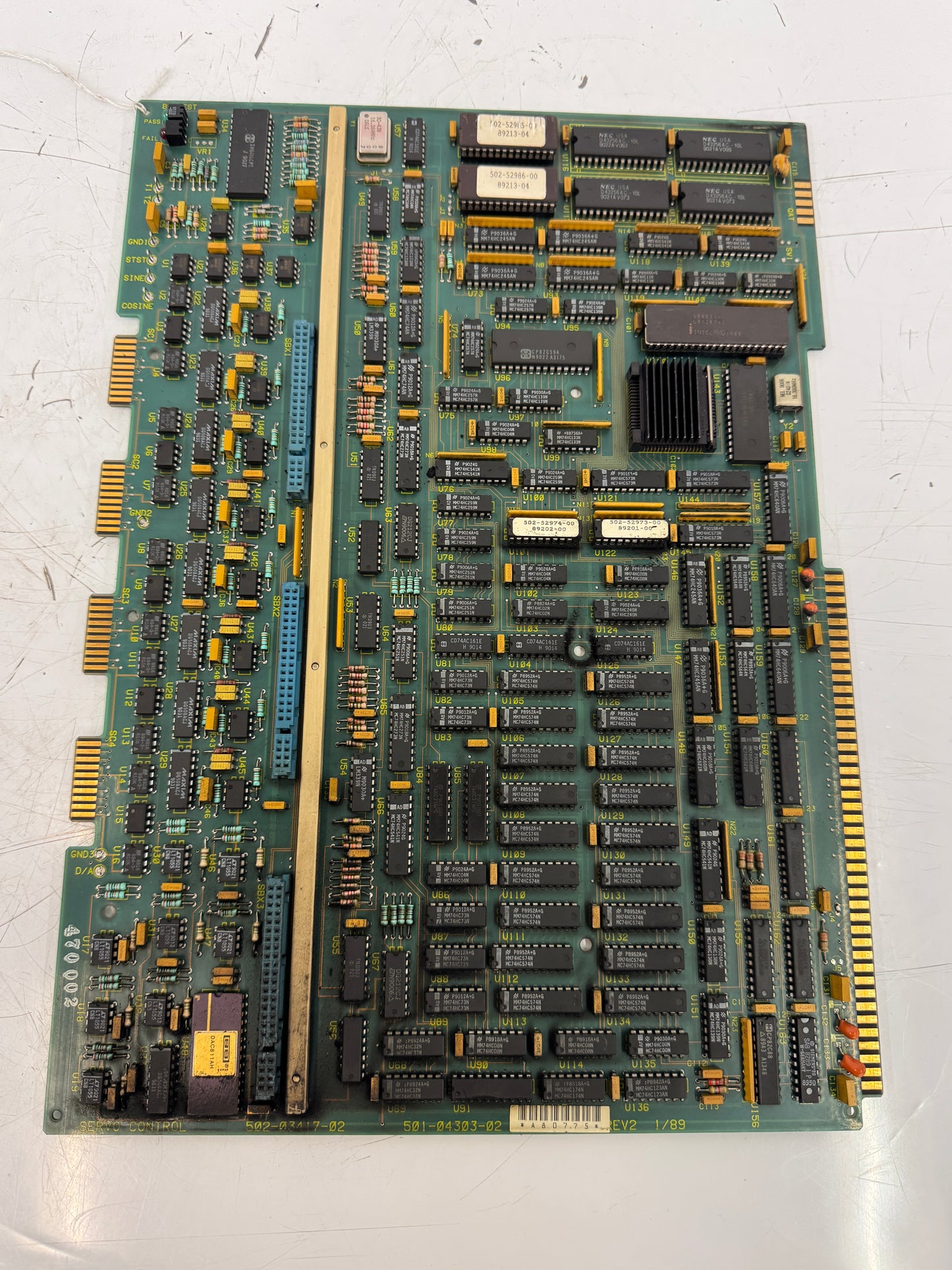 Bridgeport Servo Control Board 501-04303-02