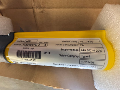 Allen-Bradley 440L-T4K0960YD Safety Light Curtain Transmitter 24V DC