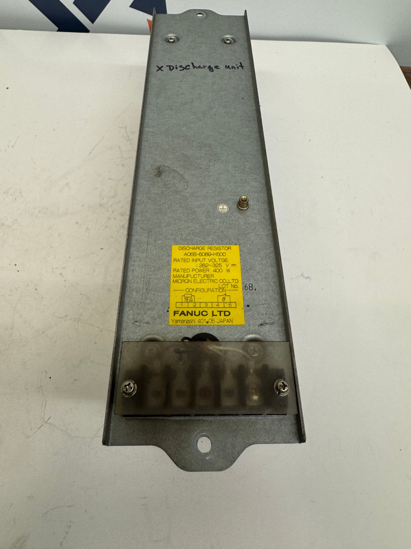 Fanuc Discharge Resistor A06B-6089-H500 282 to 325 V DC
