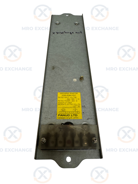 Fanuc A06B-6089-H500 Discharge Resistor 282-325V DC 400W 16 Ohm