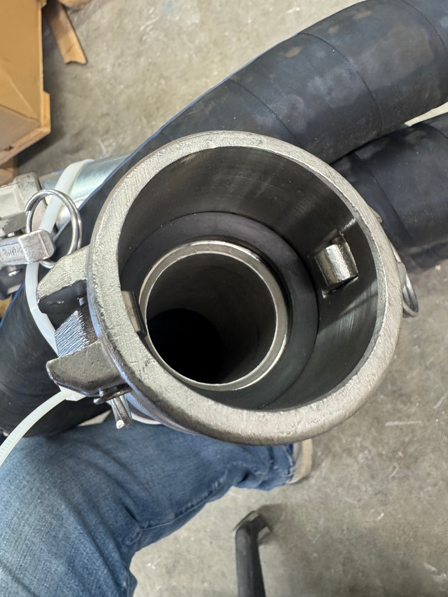 JGB Enterprises Suction Hose Assembly 2" Eagle Pump 2 In. Cam And Groove, SS316 Coupler 150 PSI Max