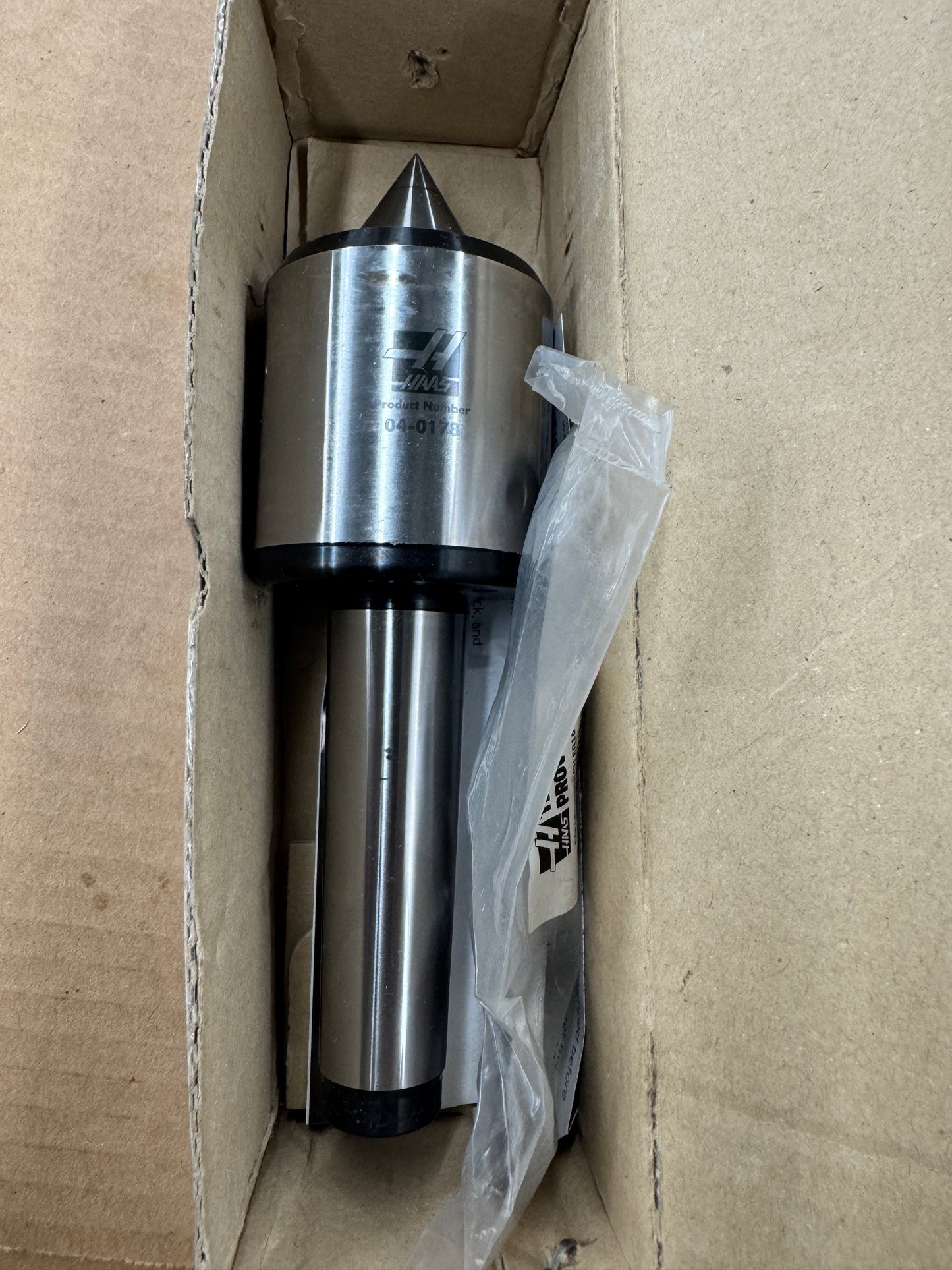 Haas Live Center 04-0178 | MT4 | No. 4 Morse Taper, 60 Deg. Point | Orientation: Axial
