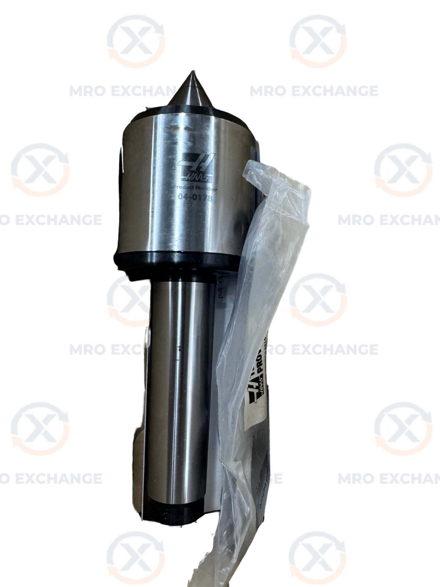 Haas Live Center 04-0178 | MT4 | No. 4 Morse Taper, 60 Deg. Point | Orientation: Axial