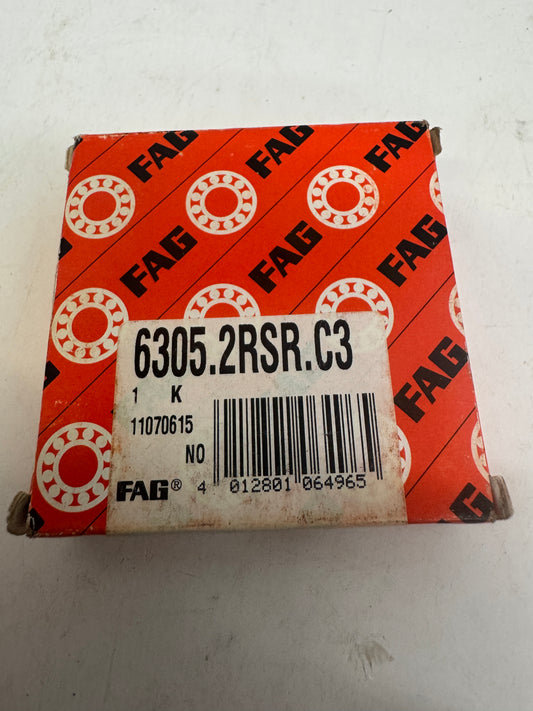 FAG Deep Groove Ball Bearing 6305.2RSR.C3 25 x 62 x 17 mm