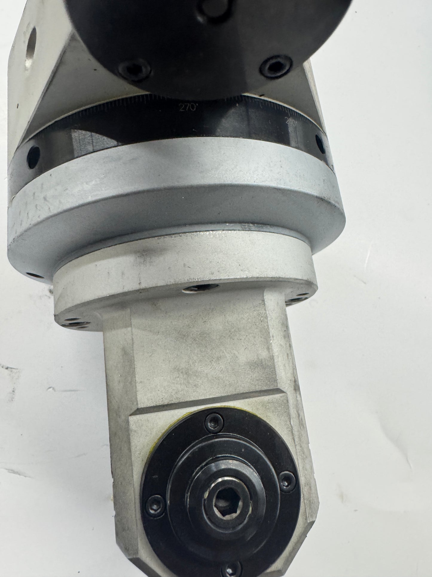 Big Daishowa Right Angle Head BCV50-AG90/NBS10-215 | CAT50 | NBS10 Collet Chuck Output, 6,000 RPM Max | Orientation: Radial | Coolant Through