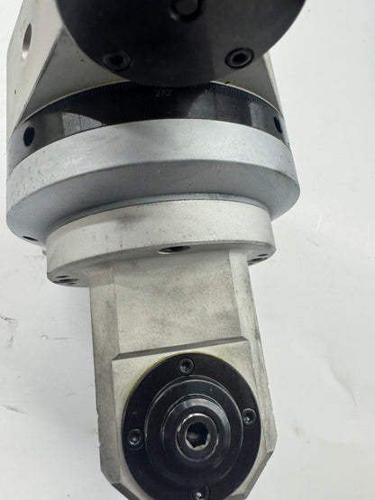 Big Daishowa Right Angle Head BCV50-AG90/NBS10-215 | CAT50 | NBS10 Collet Chuck Output, 6,000 RPM Max | Orientation: Radial | Coolant Through