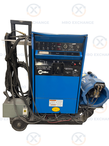 Miller TIG Welder Syncrowave 351 350 Amp 200/230/460V 1 Phase m01842