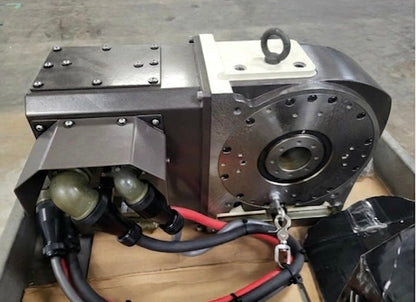 Tsudakoma RWA-200R CNC Rotary Table with 8 In. 3-Jaw Chuck, Faceplate, and Adapters
