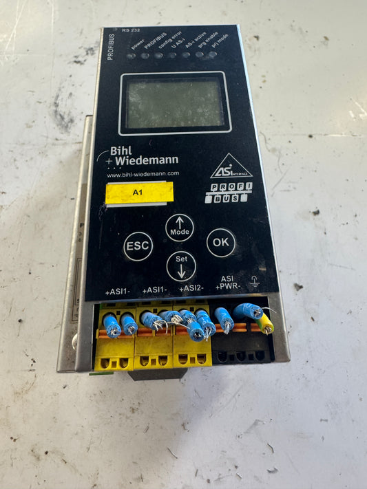 Bihl+Wiedemann AS-i PROFIBUS Gateway BWU1569 30V AS-i