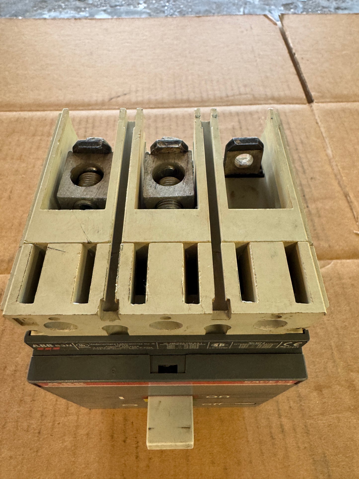 ABB SACE S3 Circuit Breaker 600V AC Untested Surplus