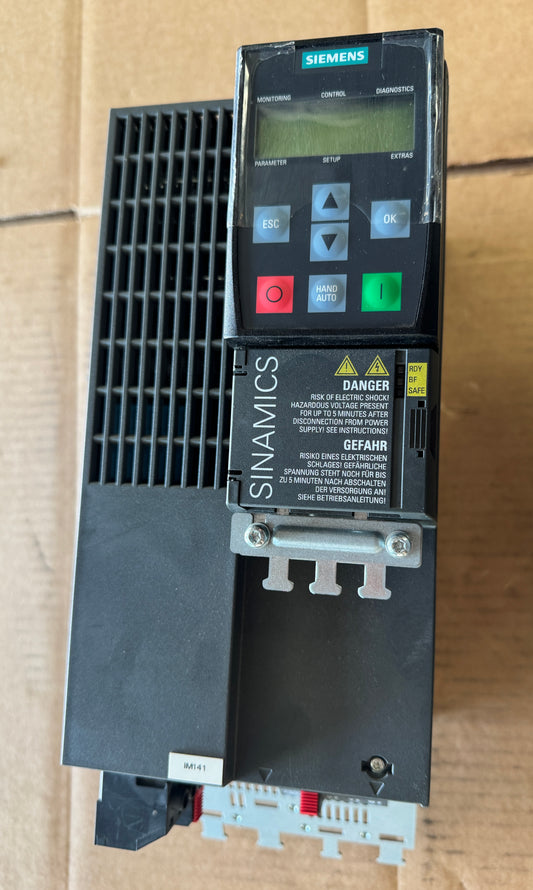 Siemens 6SL3210-1KE22-6AP1 Variable Frequency Drive 380-480V 3AC Untested Surplus
