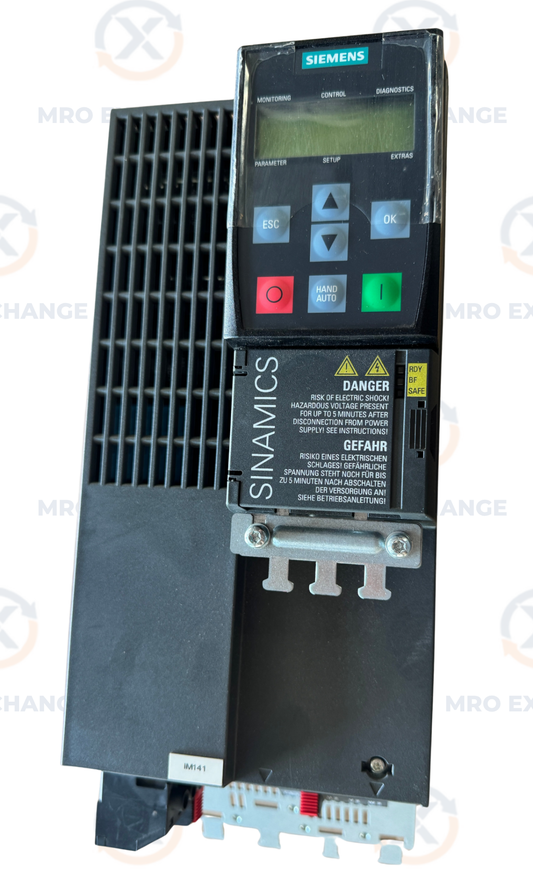 Siemens 6SL3210-1KE22-6AP1 Variable Frequency Drive 380-480V 3AC Untested Surplus