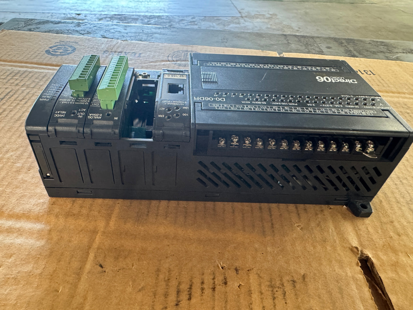 Automation Direct D0-06DR PLC 100 240 VAC Untested Surplus