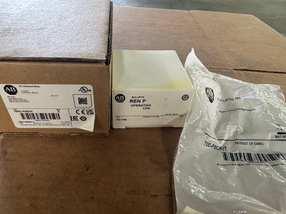 Allen-Bradley Industrial Relay Complete Set 700DC-P000Z24, 700-PMCKIT, PD-748 (Lot of 3) 24V DC
