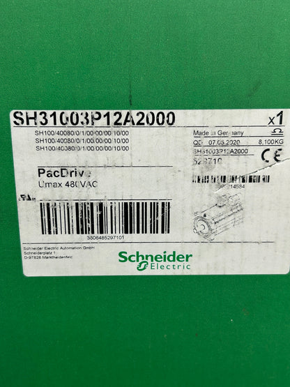 Schneider Electric Servo Motor SH31003P12A2000 - 1 kW 6000 RPM