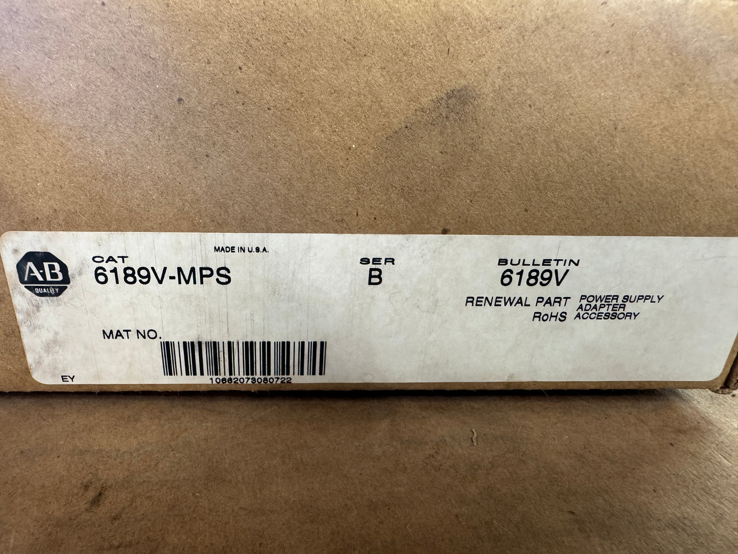 Allen-Bradley Power Supply Adapter 6189V-MPS