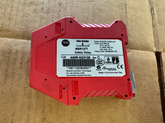 Allen-Bradley 440R-N23126 Safety Relay 24V AC/DC