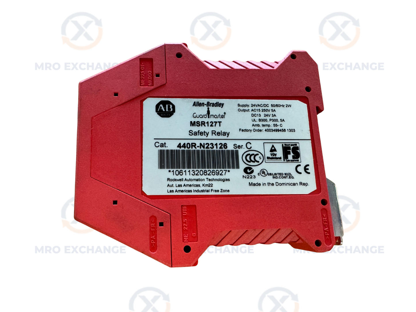 Allen-Bradley 440R-N23126 Safety Relay 24V AC/DC
