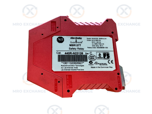 Allen-Bradley 440R-N23126 Safety Relay 24V AC/DC