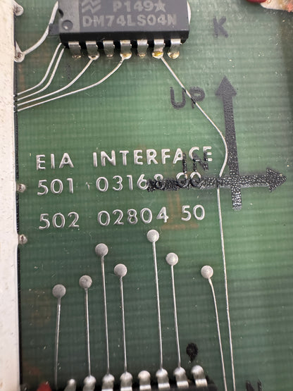 Giddings and Lewis EIA Interface Board 502-02804-50