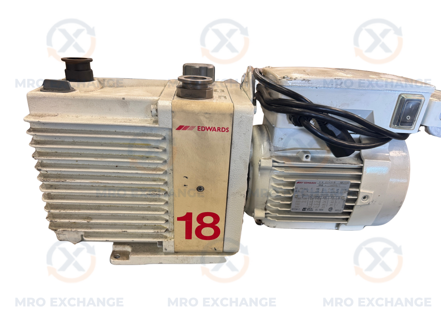 Edwards Rotary Vane Vacuum Pump E1M18 01614