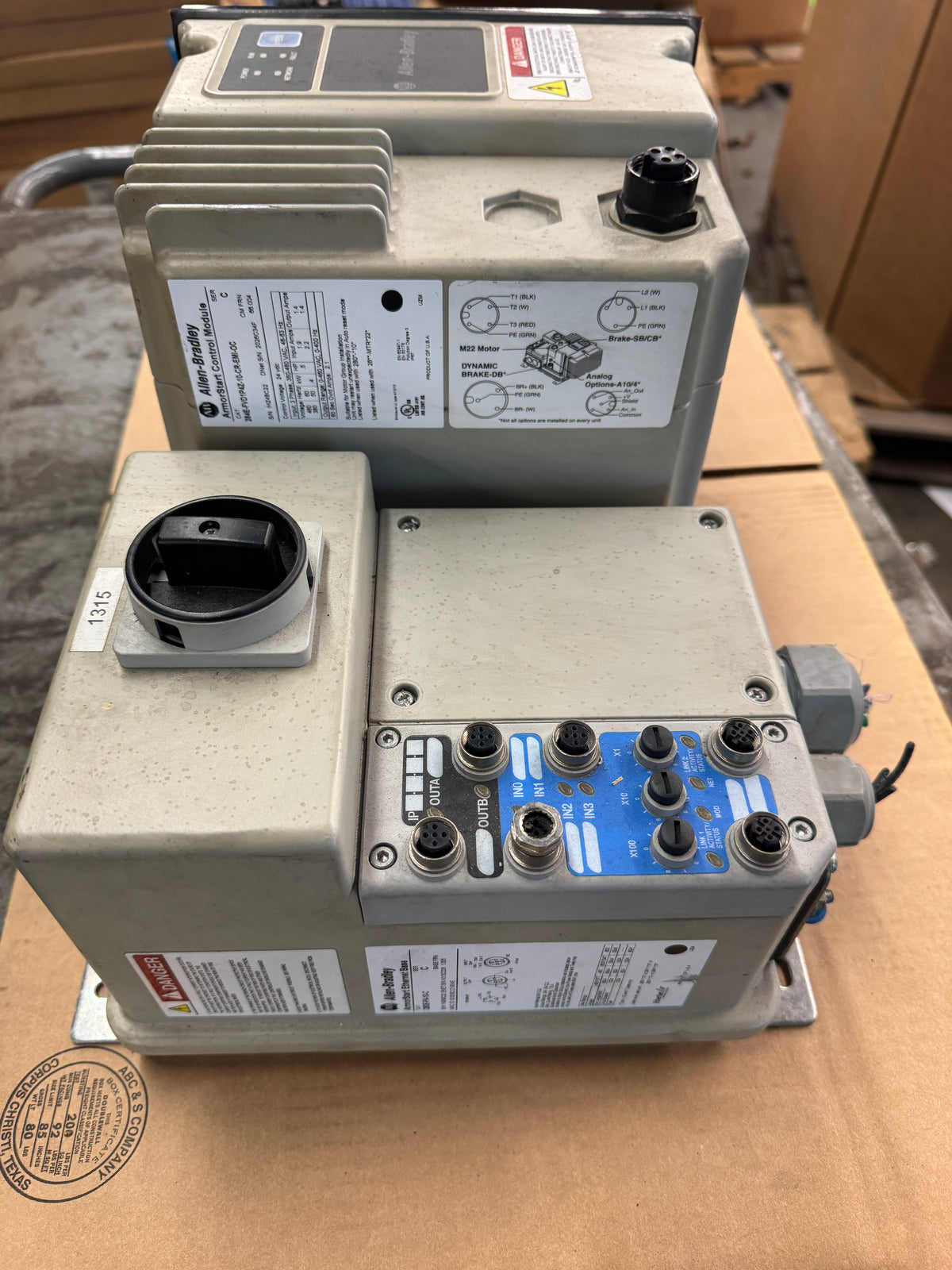 Allen-Bradley 284E-FVD1P4Z-10-CR-EMI-OC ArmorStart Distributed Motor Controller 380 to 480V AC