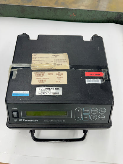 GE Panametrics Moisture Monitor Hygrometer MMS35-521-1-000 110 to +60 Deg C