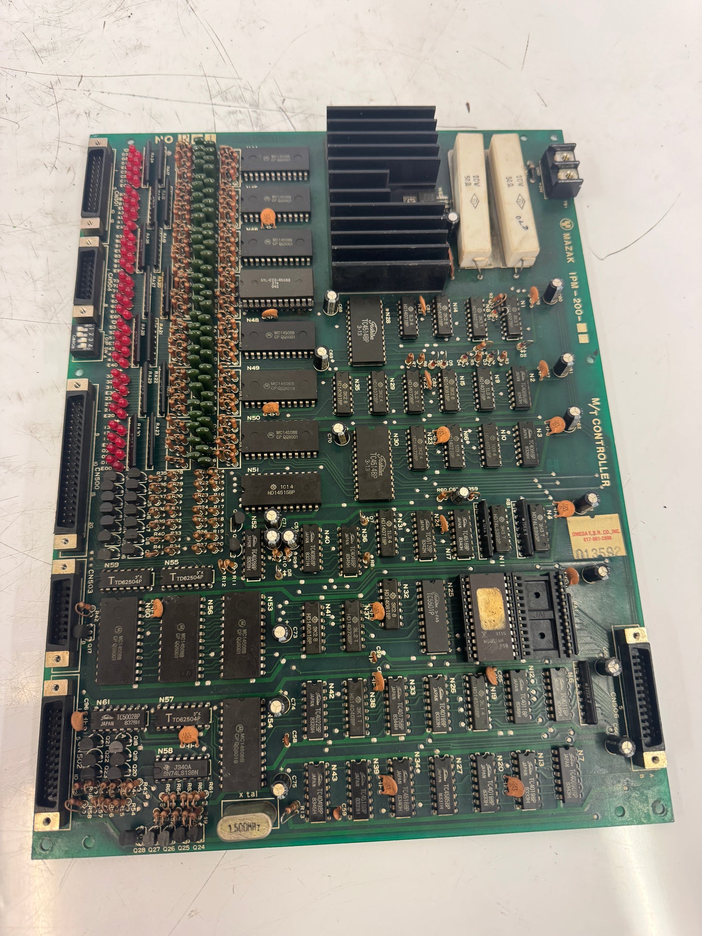 Mazak (Yamazaki Mazak) M/T Controller Board IPM-200 +24V DC