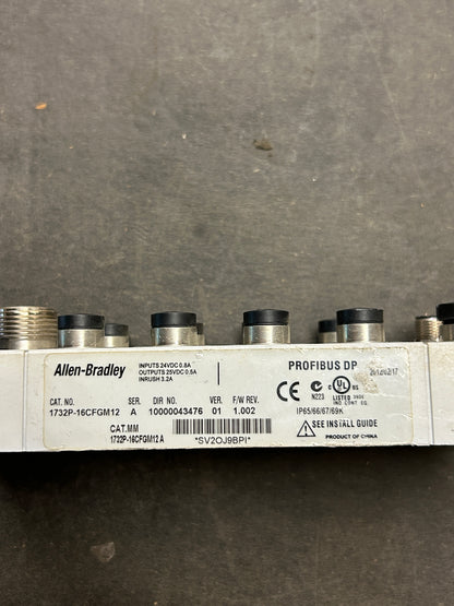 Allen-Bradley ArmorBlock I/O Module 1732P-16CFGM12 Series A 24 VDC