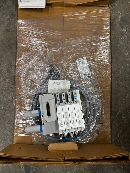 Festo Valve Terminal VTUG-18-MSD-B1TZ-25V20-Q12L-UL-Q10S-4K+M1 Q12 / Q10S Push In