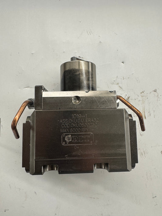 MT Marchetti Live Tool Holder OKU0800232 | BMT60 | ERA32 + ERA32 Twin Output | Orientation: Axial | Coolant Through 1019-1