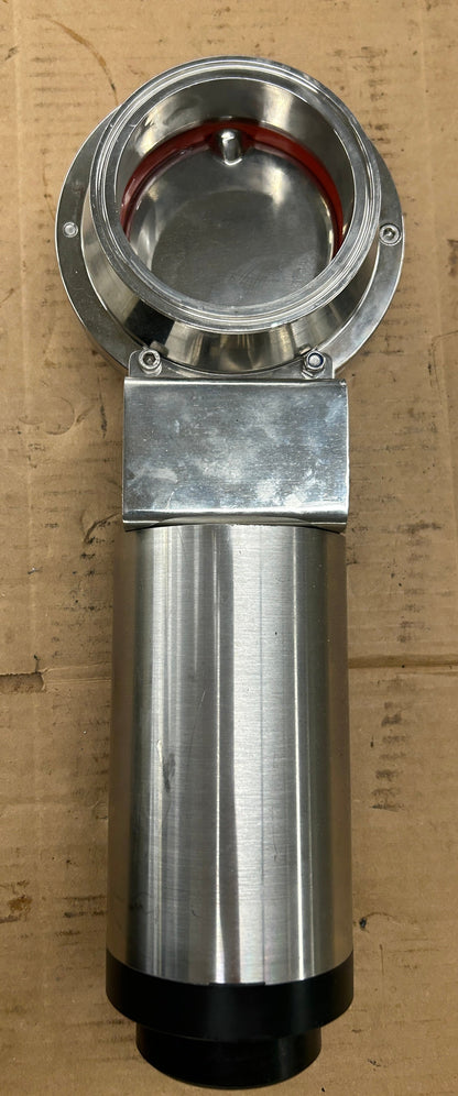Cipriani Harrison Pneumatic Actuated Sanitary Shut-Off Valve 9C440/44/22 4 In. Sanitary Tri-Clamp 150 PSI