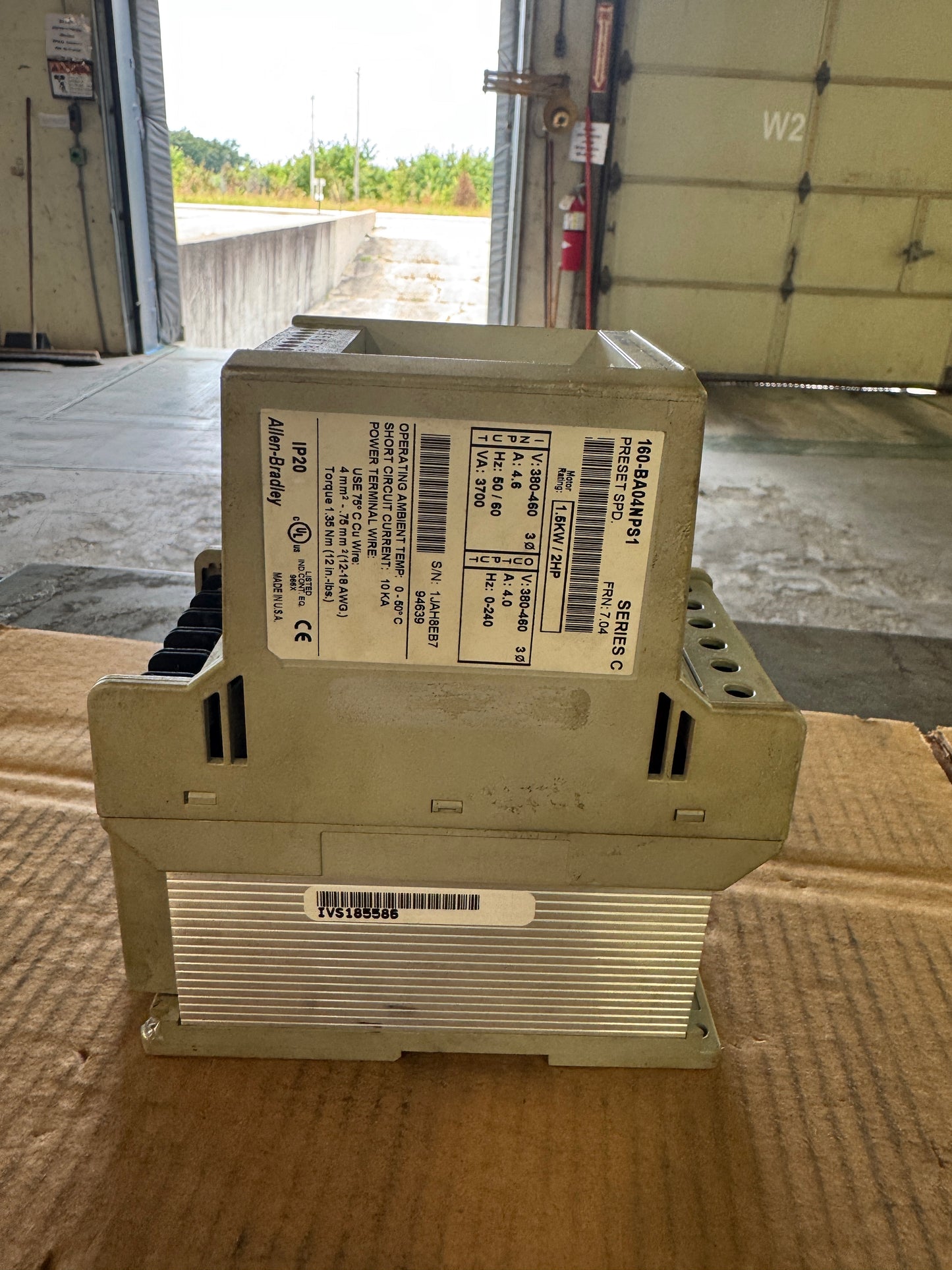 Allen-Bradley AC Drive 160-BA04NPS1 - 2 HP Variable RPM