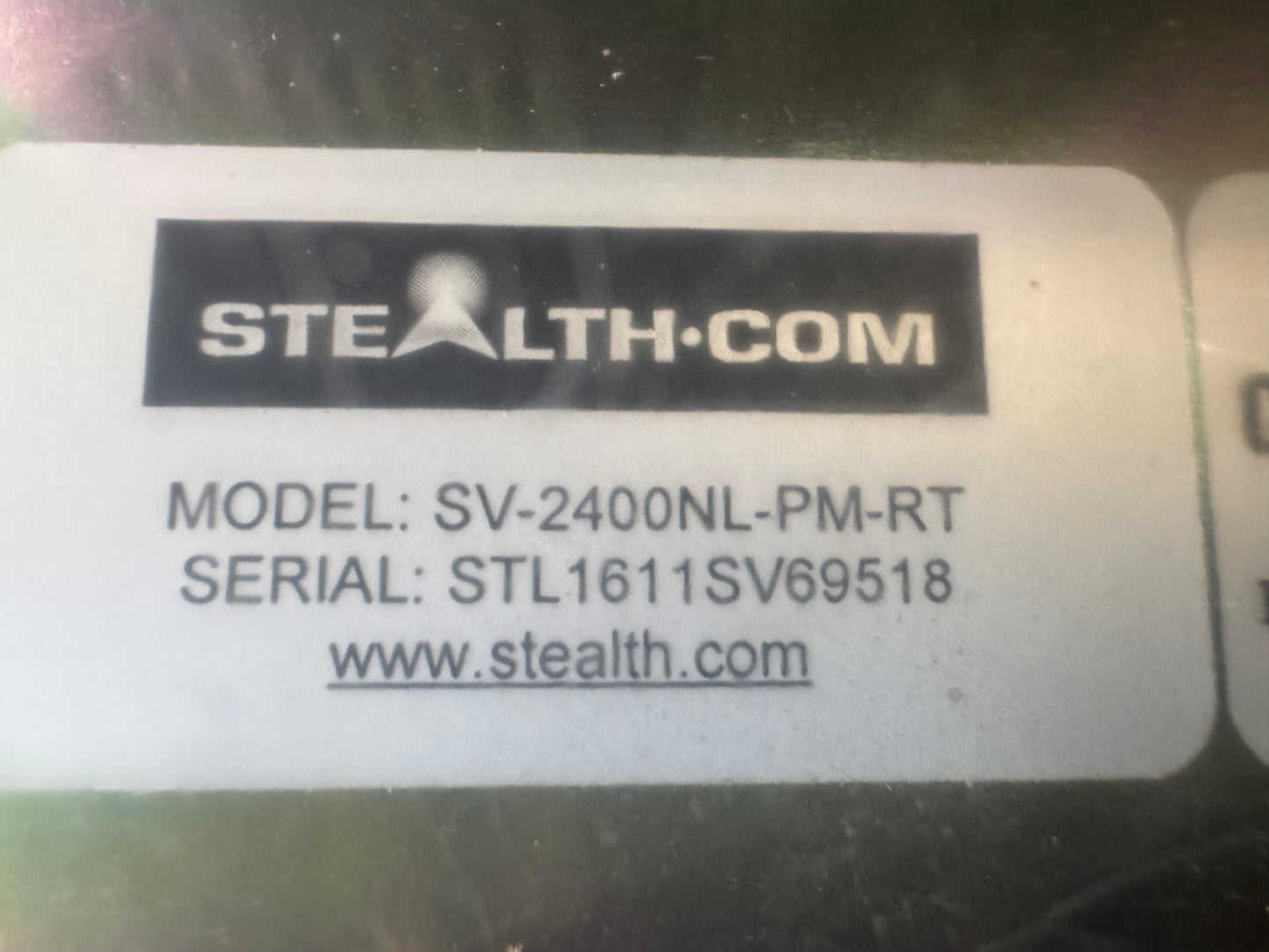 Stealth Computer Corporation SV-2400NL-PM-RT Industrial Panel Mount Touchscreen Monitor 120/230V AC Open Box Unused