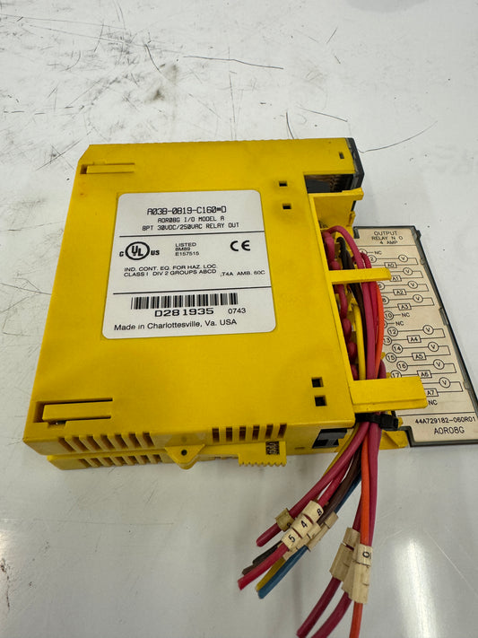 Fanuc I/O Module A03B-0819-C160#D 250V AC