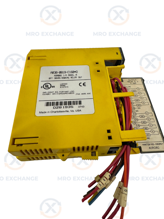 Fanuc I/O Module A03B-0819-C160#D 250V AC